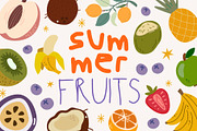 Summer Fruits Collection, a Food Illustration by Luamor (Thumbnail 1 of 12)