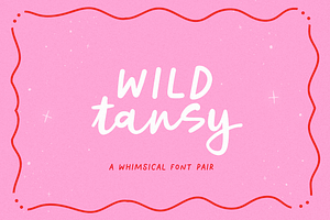 Wild Tansy Font Duo, a Script Font by KA Designs