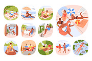 People do summer outdoor activities, a Person Illustration by Good Studio (Thumbnail 1 of 5)