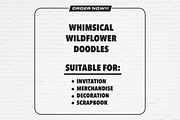 Hand Drawn Wildflower Vector Bundle, a Decorative Illustration by Guavanaboy (Thumbnail 3 of 3)