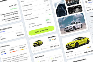 CarLuxe - Cars Buying App UI Kit