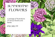 Botany and tenderness. Flowers set, an Object Illustration by Schumacher Shop (Thumbnail 1 of 8)