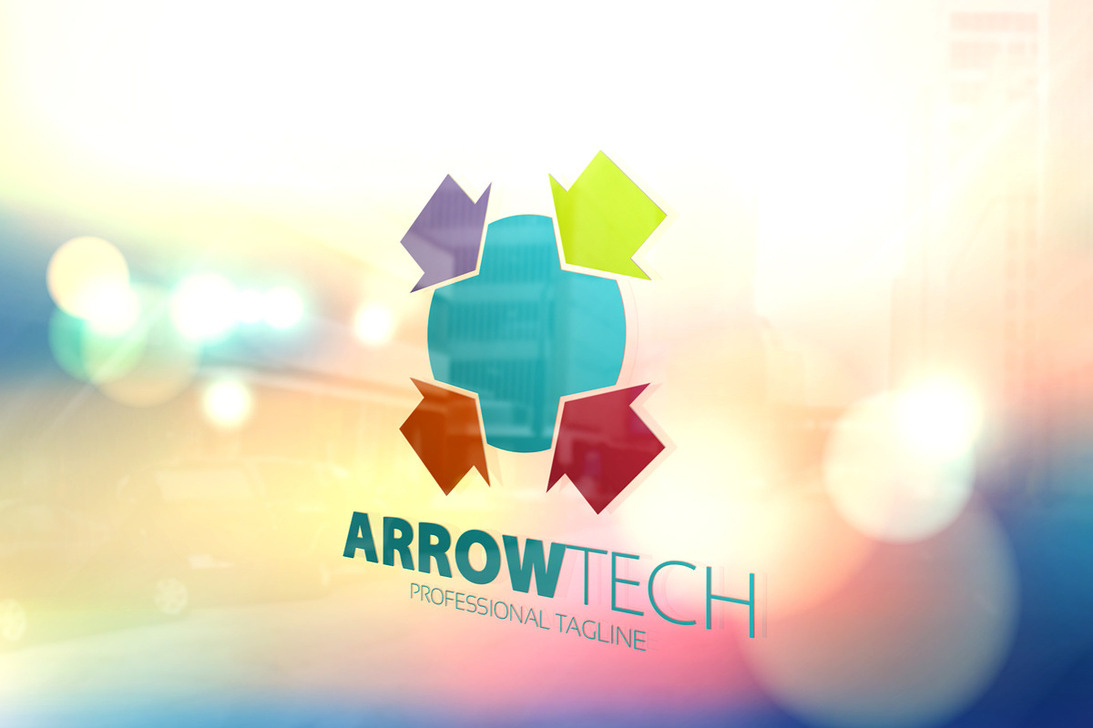 Arrow Tech Logo, a Branding & Logo Template by essegraphic