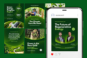 Eco Green Energy Instagram Post, a Social Media Template by Pink Bunny Studio (Thumbnail 1 of 3)
