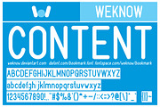 Bookmark Font, a Sans Serif Font by weknow (Thumbnail 2 of 6)