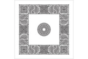 Set Of 4 Paisley Bandana's II, a Pattern Graphic by Bakhtiozin art graphic (Thumbnail 5 of 5)