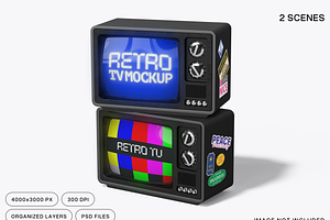 TV Mockup 2 Views, an Android Mockup by graphicsauce