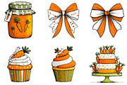 Carrot Easter Watercolor Clipart Set, an Illustration by Sublimation Artist (Thumbnail 6 of 7)