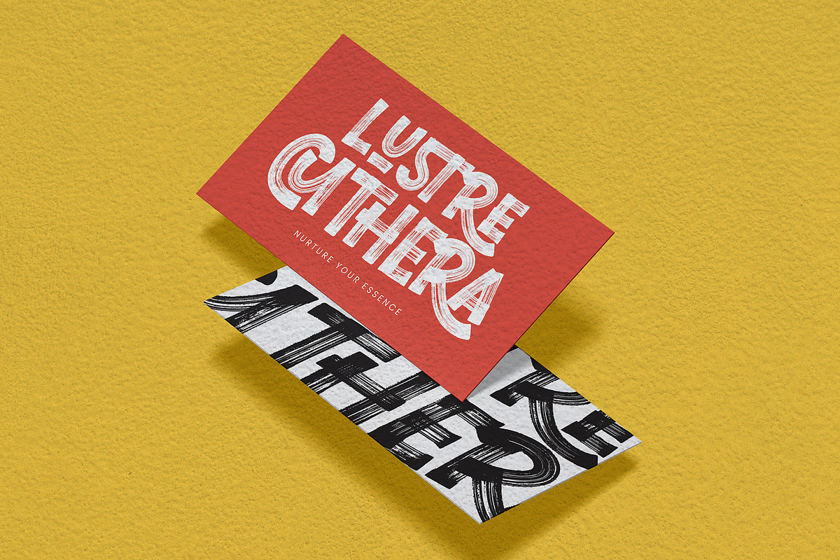 Nidella - Dry Brush Display Sans, a Sans Serif Font by Inviline.co (Photo 8 of 12)