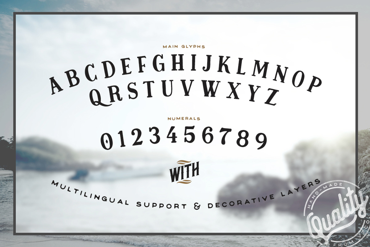Midnight Owl Display Font preview 3