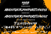 Heavier | Bold Brush Typeface, a Handwritten Font by Creaditive Design (Thumbnail 9 of 10)