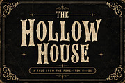 Hollowick – Vintage Display Font, a Slab Serif Font by Wow Magic (Thumbnail 4 of 4)