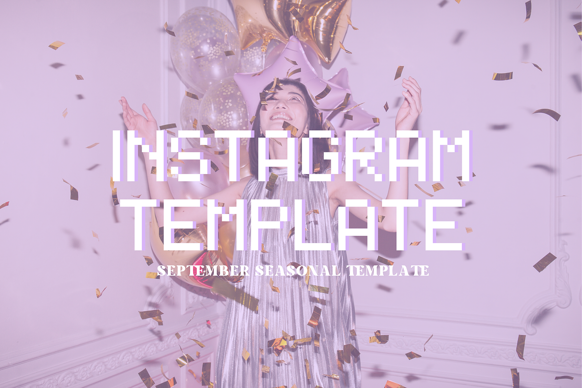 Y2K Aesthetic Canva Post Template, a Social Media Template by Moodwave Studio (Photo 1 of 9)