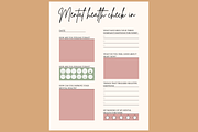 Mental Health Journal PDF Template, a Stationery Template by MIRoots Design Studio (Thumbnail 6 of 10)
