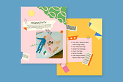 Pinelope Playful Instagram Templates, a Social Media Template by rainbojelia (Thumbnail 15 of 18)