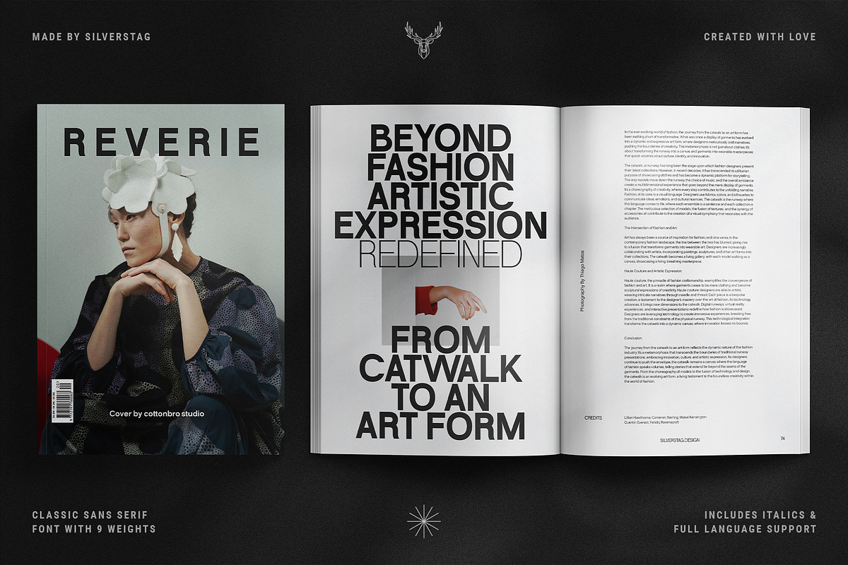 Silver Archer - An 18-Font Chic Sans, a Sans Serif Font by SilverStag Type Foundry (Photo 7 of 14)