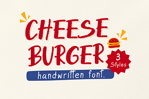 Cheese Burger Handwriting Font