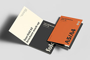 Four Fold A5 Brochure Mockup, an Advertising Mockup by Se٧enStudio (Thumbnail 8 of 16)