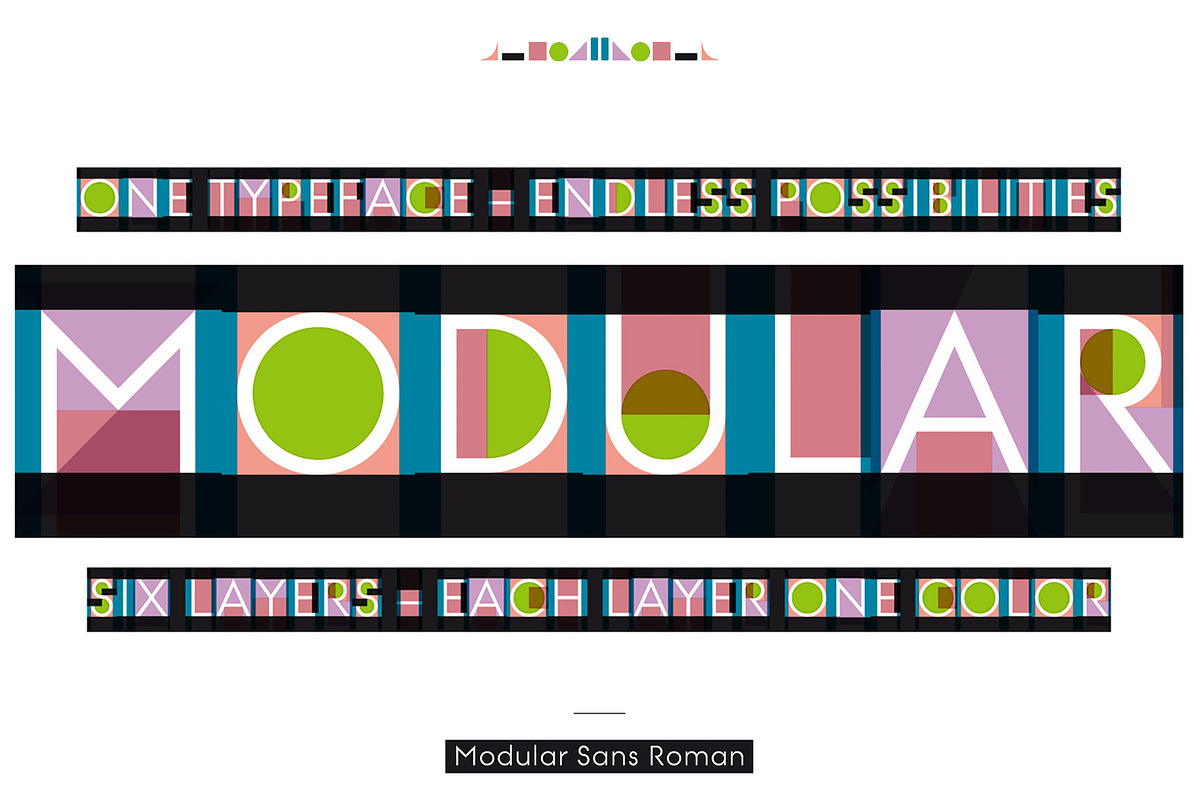 Modular Typeface, a Sans Serif Font by Letterwerk (Photo 2 of 15)