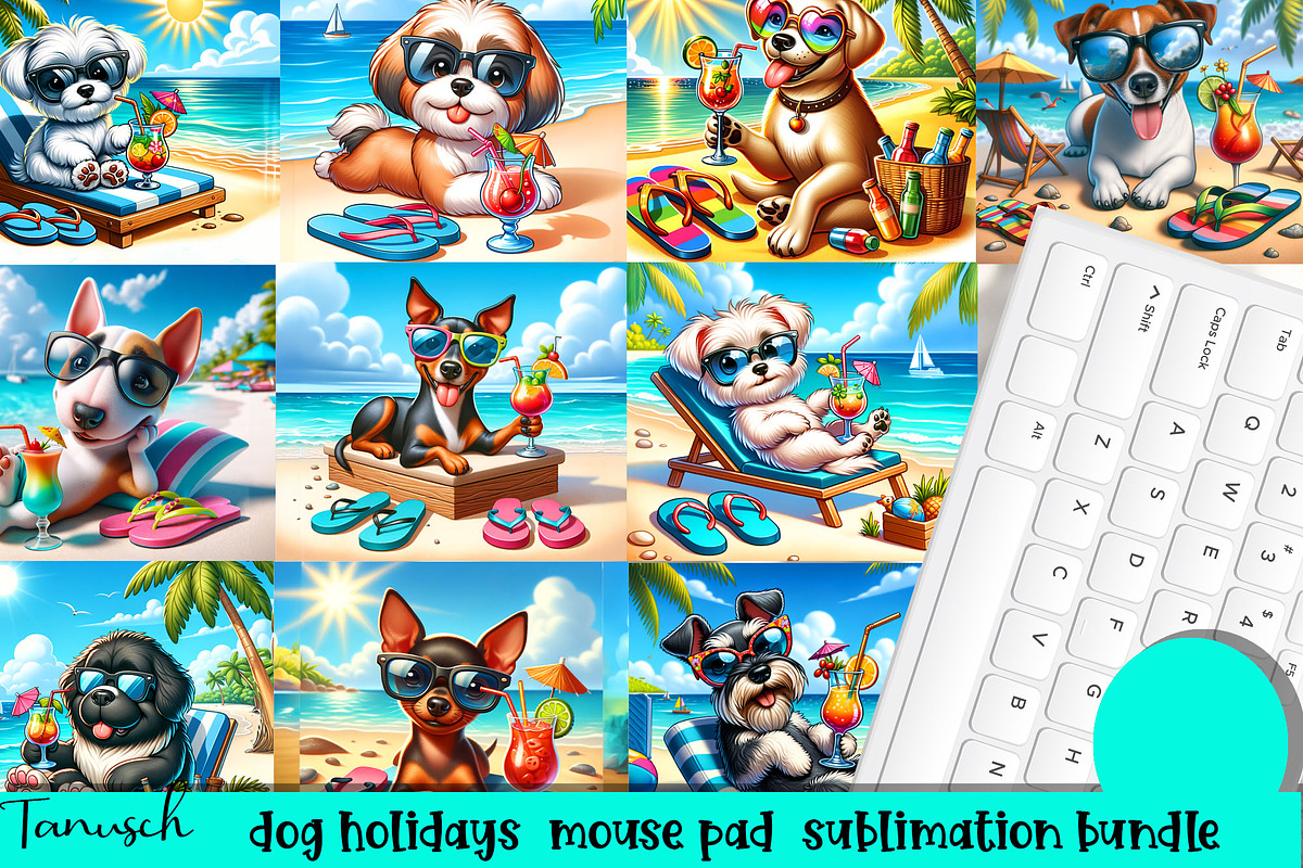 holiday dog breeds mega bundle, an Animal Illustration by TanuschArts (Photo 24 of 24)