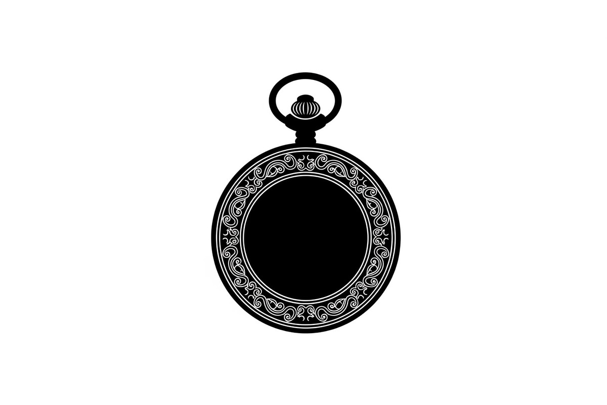 Vintage Pocket Watch SVG Bundle, an Illustration by yasushie (Photo 6 of 31)