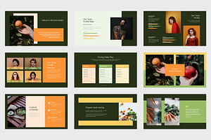 Nuovo : Organic Food Google Slides