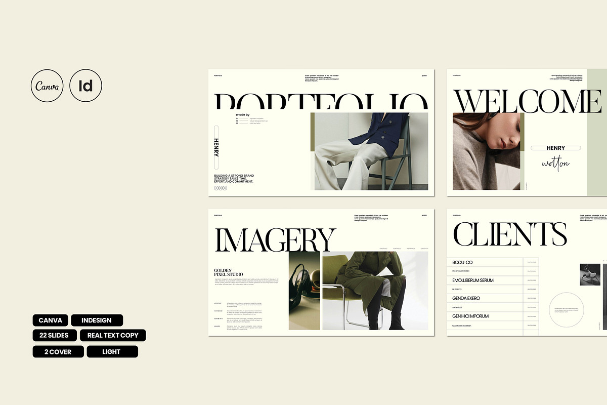 Bodu / Brand Portfolio Template, a Presentation Template by GoldenPixelStudio (Photo 2 of 10)