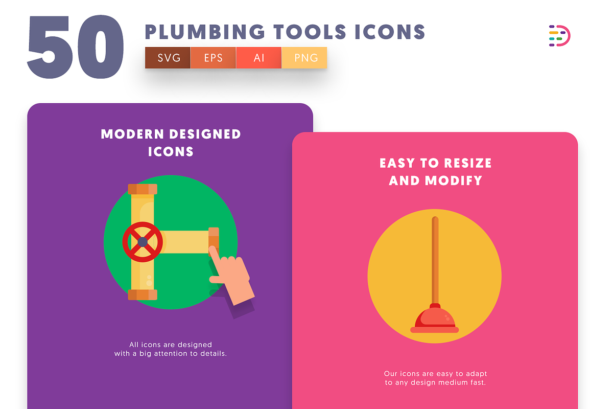 50 Plumbing Icons, an Icon by Dighital (Photo 4 of 10)