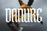 Youtesh - Blackletter Style Font, a Blackletter Font by Imoodev (Thumbnail 4 of 5)