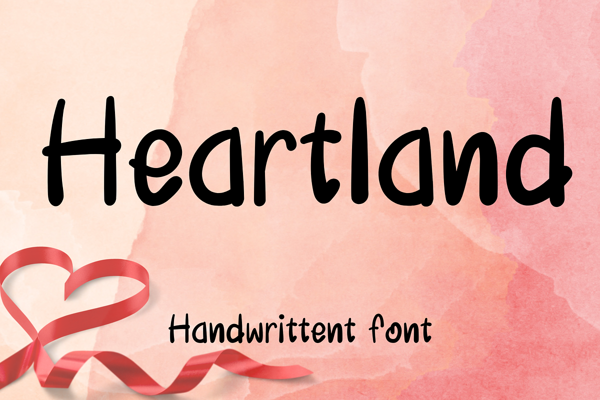 Heartland, a Handwritten Font by Petal Pixels (Photo 1 of 8)