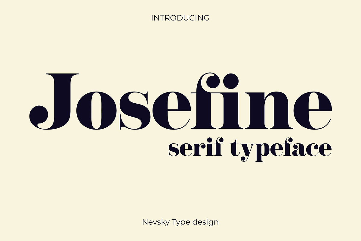 NT Josefine, a Serif Font by nevsky.type (Photo 1 of 15)