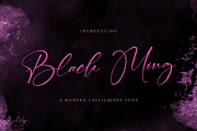 Black Ming - Calligraphy Font, a Script Font by StringLabs (Thumbnail 1 of 10)