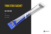 Realistic Thin Stick Sachet 3/4, a Packaging Mockup by easymock (Thumbnail 1 of 6)