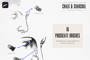 Chalk & Charcoal - Procreate Brushes, a Brush Add-On by AMStudio. (Thumbnail 2 of 6)