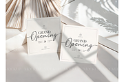 Elegant 6x6 Square Invitation Card, a Mockup by MockupWizard (Thumbnail 2 of 3)