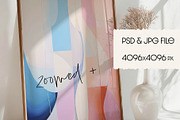 LARGE MINIMALIST Display for Art, a Household Mockup by MOAROShop (Thumbnail 4 of 6)