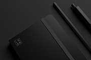10 Minimal Black Stationary Mockups, a Print Template by S48 Mockups (Thumbnail 3 of 10)
