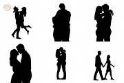 Couple in Love PNG & SVG Clipart, a Person Illustration by KennedyStudio (Thumbnail 3 of 4)