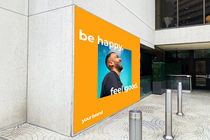 Billboard Entrance Wall Mockup