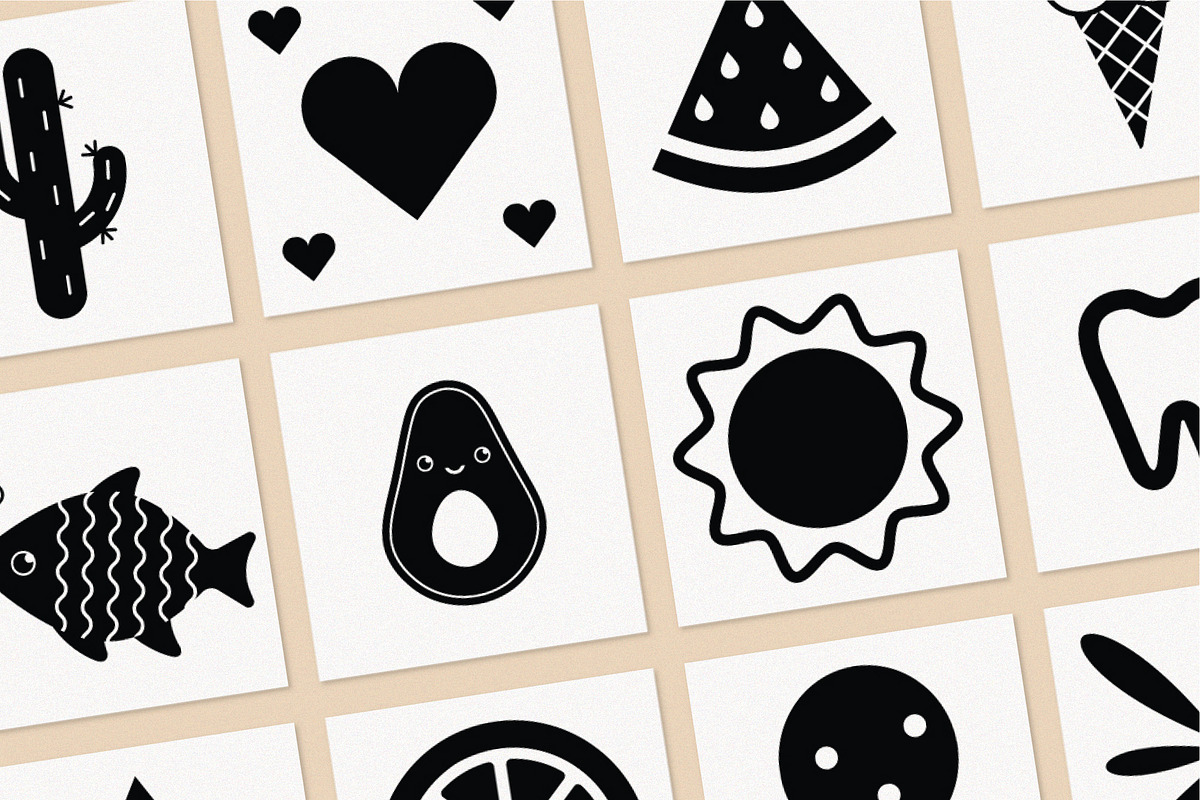 Montessori Cards for Babies, a Decorative Illustration by Orca Design (Photo 3 of 5)