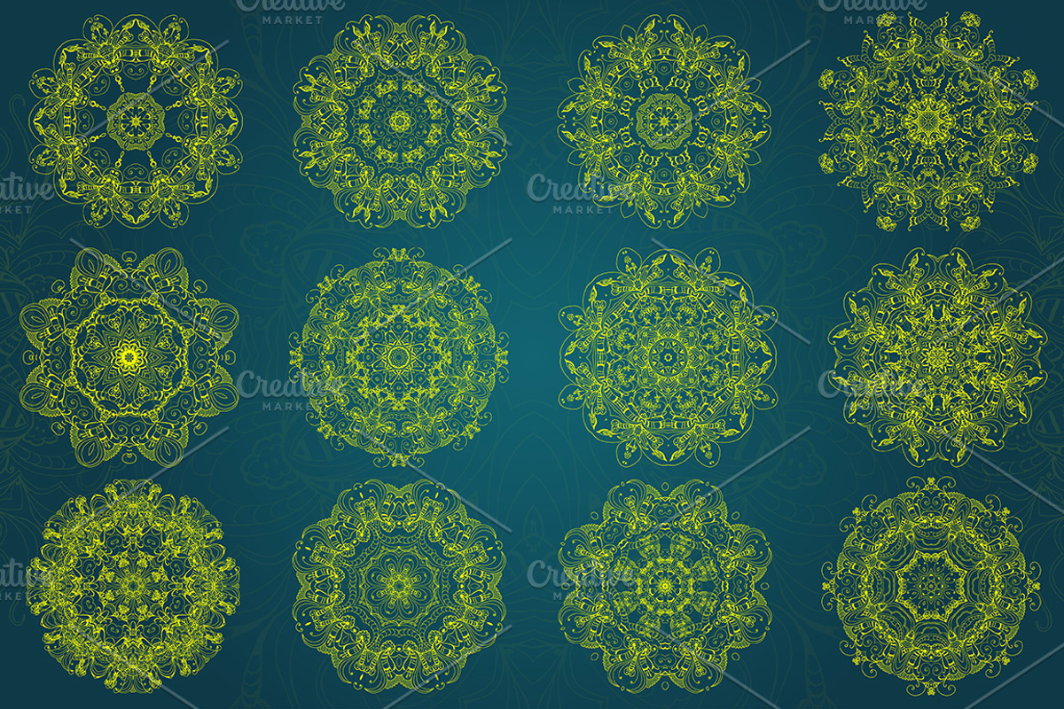 40%OFF Mandalas Ornaments SALE!!!, a Graphic by Iryna Danyliuk (Photo 6 of 8)