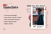 SKIN Trendy Social Media Design, a Social Media Template by NordWood (Thumbnail 2 of 5)