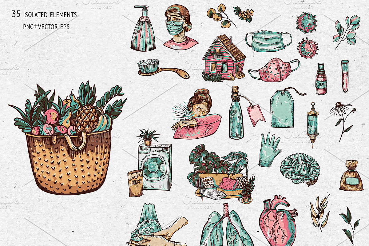 Healthcare Medical Equipment Clipart, a Food Illustration by Belusuab (Photo 3 of 6)