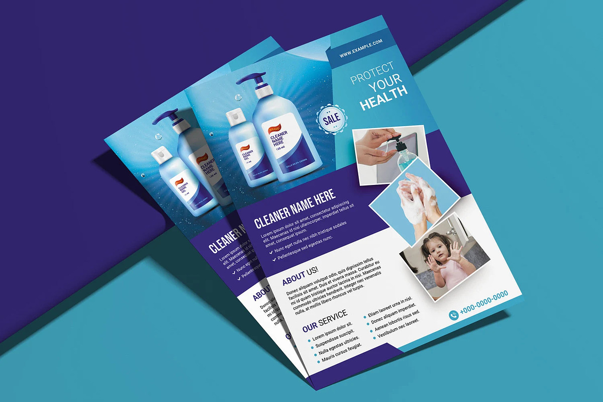 Product Promotional Flyer Template, a Flyer Template by retrographix (Photo 3 of 3)