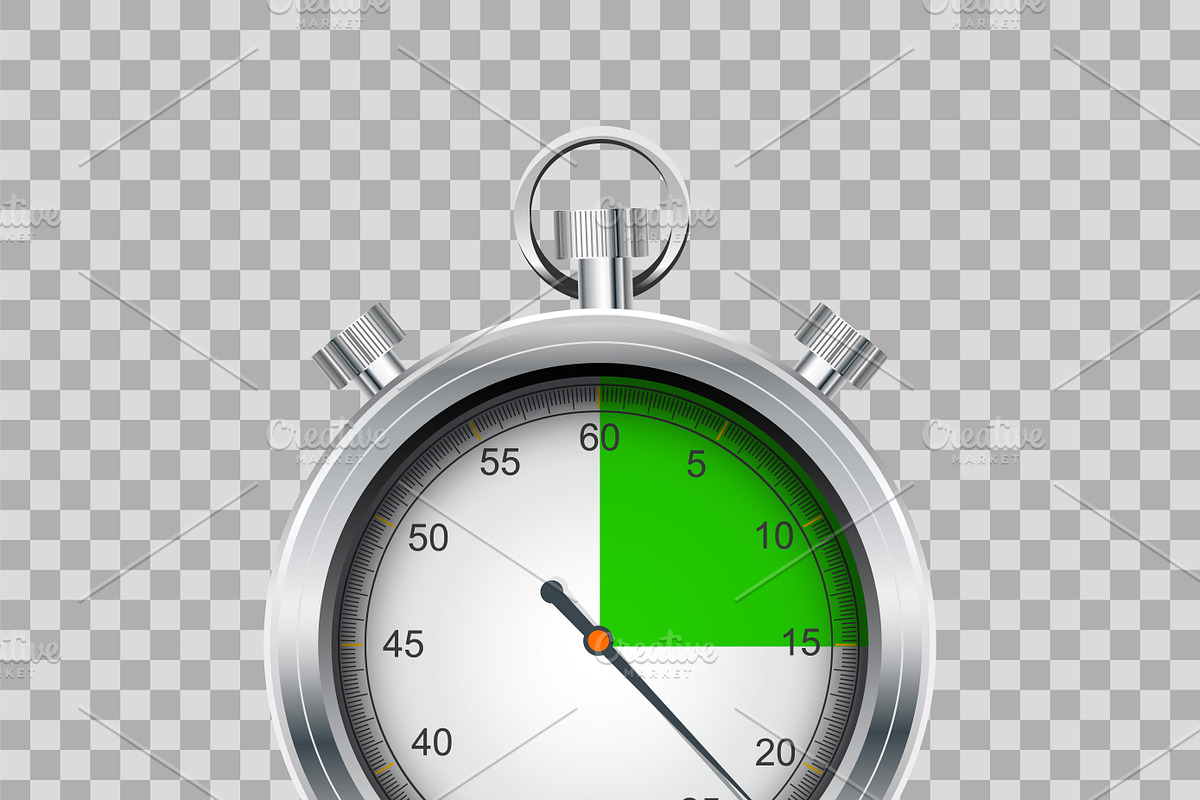 Stopwatch, an Outline Icon by Traudl's shop