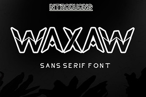 Waxaw, a Serif Font by Canden Meutuah