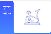 Fitness - Line Icons Vol.2, an Outline Icon by RudenkoArts (Thumbnail 2 of 4)