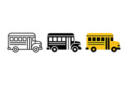 School Bus Vector Design, a Solid Icon by Artonix (Thumbnail 2 of 2)