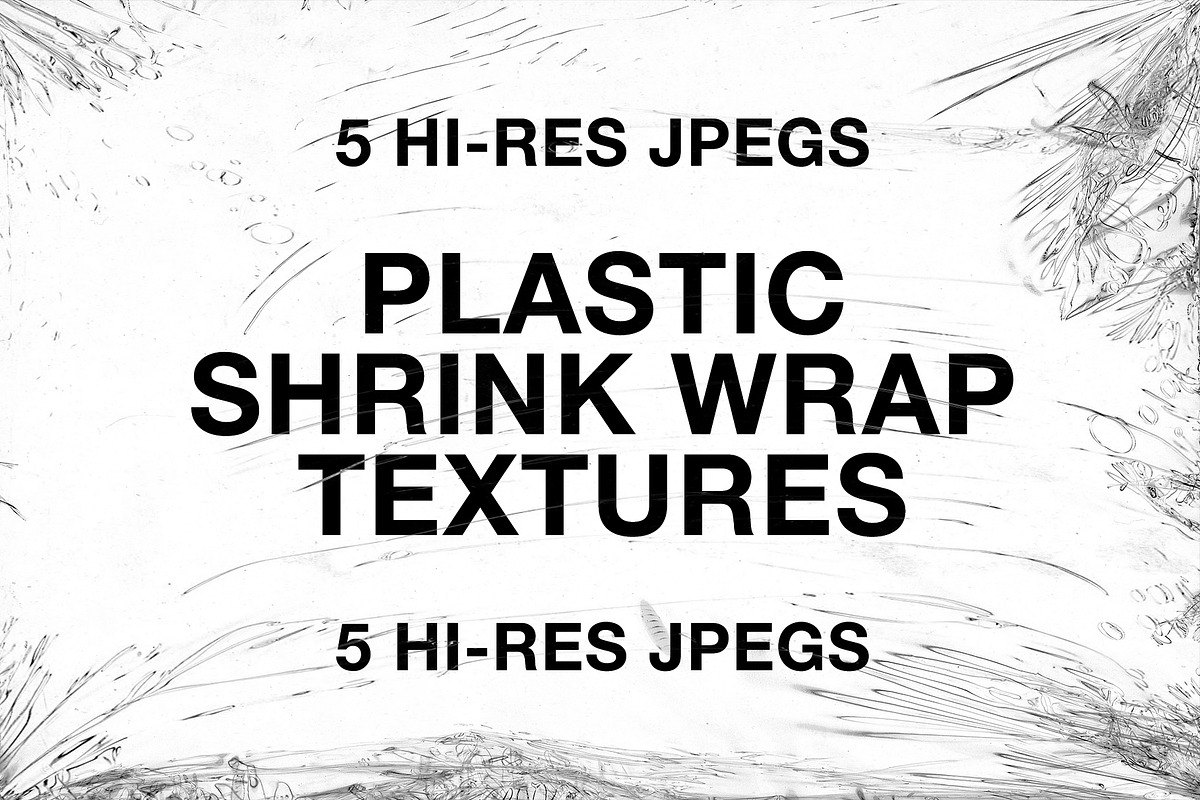 5 Plastic Shrink Wrap Textures, a Texture Graphic by jacoboyles (Photo 1 of 4)