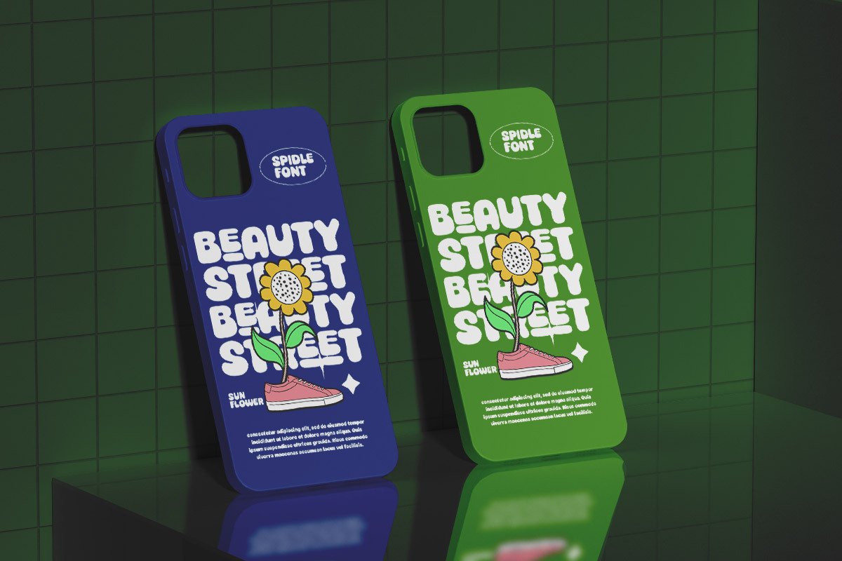 Spidle - Playful Fun Display Font, a Sans Serif Font by Afkari Studio (Photo 6 of 10)
